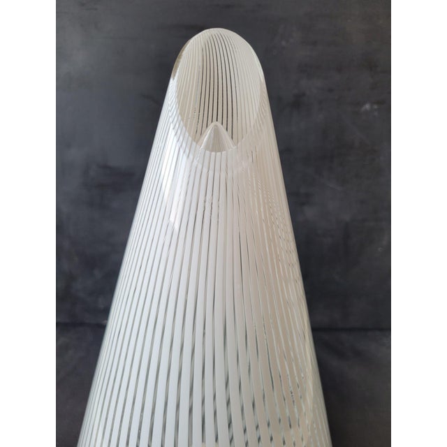 Metal Pyramidal Table Lamp by Murano Masters, Italy, 1970s For Sale - Image 7 of 14