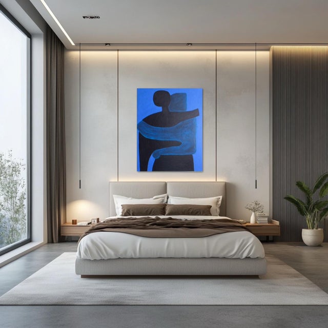 Blue Bodasca, Can I Hold You Blue, 2026, Acrylic on Canvas For Sale - Image 8 of 12