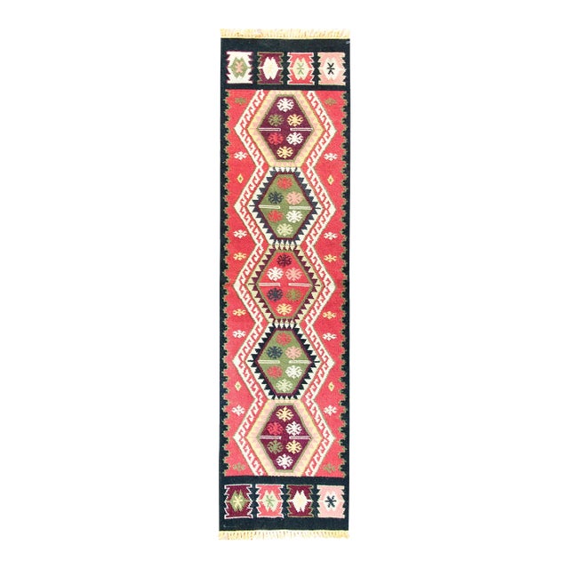 Vintage Afghani Kilim Runner For Sale