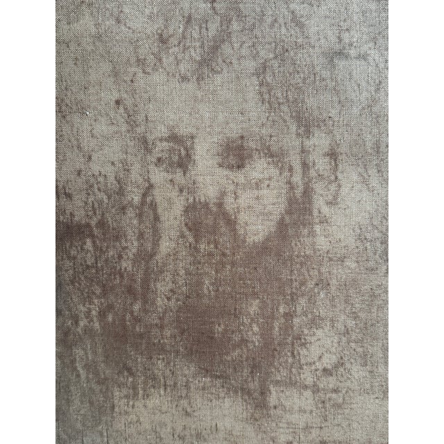 Antique Folk Art Oil Portrait of a Child, Circa 1890–1910 For Sale - Image 10 of 11