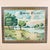 An original French children’s game box lid – Loto des Paysages – chromolithograph printed, circa 1900, framed. A “Loto des...