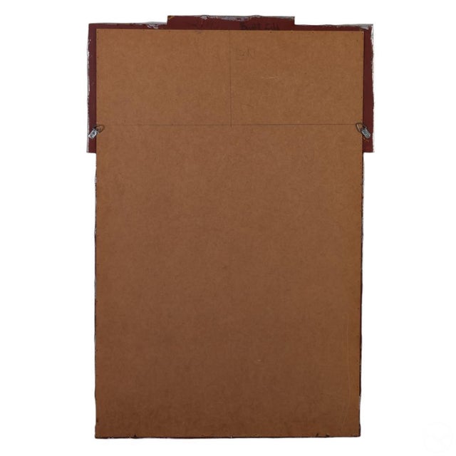 1970s 1970s Italian Gilt Faux Bamboo Mirror in the Palm Beach Regency Style For Sale - Image 5 of 5