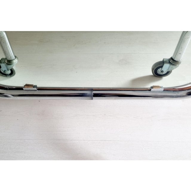 Chrome Tubular 3-Way Mirror from Gispen For Sale - Image 11 of 16