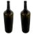 Large Vintage Demijohn Style Dark Green Blown Glass Wine Bottle, a Pair For Sale - Image 11 of 11