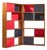 Evans Clark for Glenn of California Mid Century Walnut Room Divider Bookshelf For Sale