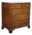 Georgian Mahogany Chest of Drawers with Brass Handles For Sale
