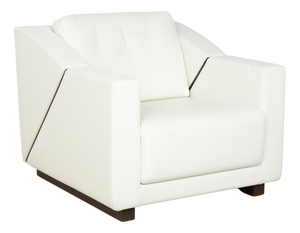 Model 350 Armchair in Cream Leather from Rolf Benz