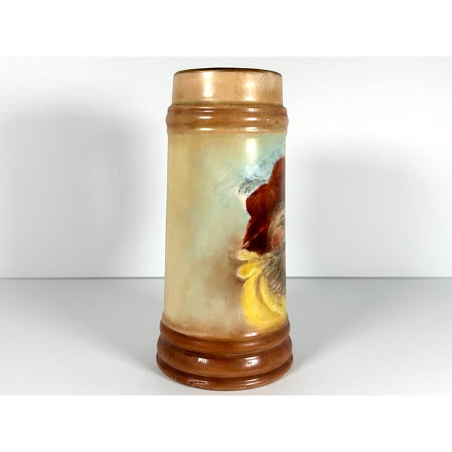 Early 20th Century Limoges Style Ozarks Hillbilly Mug with Fishing Lure For Sale - Image 6 of 10