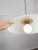 Mid-Century Italian Saucer Glass and Brass Pendant Lamp For Sale - Image 14 of 18