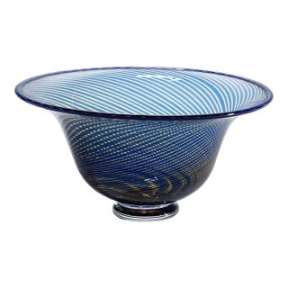 Vintage Slip Graal Bowl by Edward Hald for Orrefors, Sweden For Sale