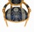 Blue French Louis XVI I Gilt Armchairs, Set of 2 For Sale - Image 8 of 9