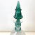 Blenko Clear Crackle With Emerald Green Stopper, Circa 1930s For Sale In San Francisco - Image 6 of 6