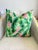 Contemporary Dominican Banana Leaves with Pink Pillow Cover For Sale - Image 11 of 13
