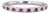 0.30ctw Ruby Diamond Wedding Band 14k White Gold Stackable Ring Size 5 For Sale