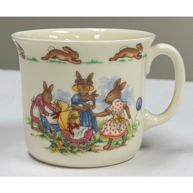 Vintage Royal Doulton Bunnykins Dishware Set, 3 PCS For Sale In Kansas City - Image 6 of 9