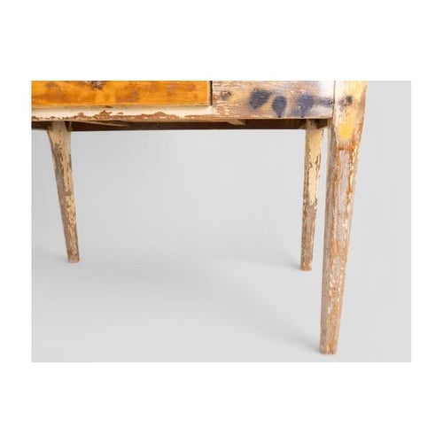 Vintage Wooden Worktable For Sale - Image 11 of 12