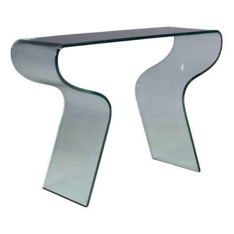 Vintage Italian Charlotte Console Table by Prospero Rasulo for Fiam, 2000s For Sale