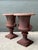 Vintage Cast Iron Garden Urns - Pair For Sale - Image 12 of 18
