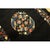 Black 1920s Black Medallion Floral Antique Oval Chinese Art Deco Carpet 4'1" X 6'10" For Sale - Image 8 of 9