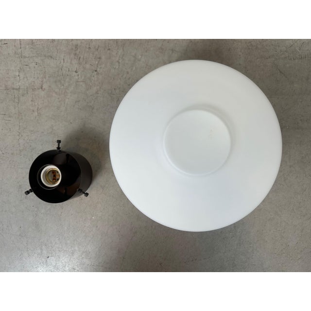 Vintage Ceiling Lamp in Opaline from Philips, 1980s For Sale - Image 9 of 11