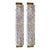 Glass Gold Wall Sconces with Blue Graniglia Murano Glass by Simoeng for Simoeng, Set of 2 For Sale - Image 7 of 7