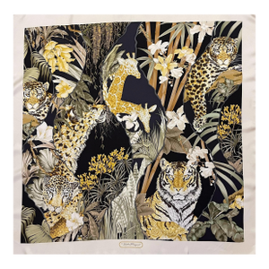 Salvatore Ferragamo Jungle Silk Scarf
