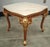Wood Late 20th Century Meroni Francesco Louis XV Partial Gilt Mahogany and Marble Top Side Table For Sale - Image 7 of 12