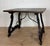 1930s Spanish Baroque Style Side Table with Floral Marquetry Top and Ebonized Base For Sale - Image 10 of 13