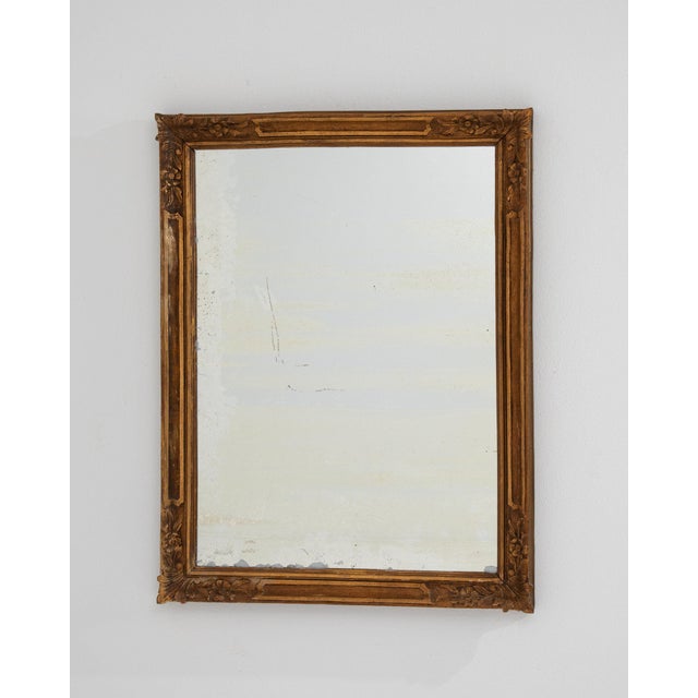 19th Century France Gold Wood Mirror For Sale In Greensboro - Image 6 of 9
