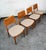Mid-Century Modern Mid Century Modern Dining Chairs Set 4 E. Knudsen White Oak Brown Cane Restored For Sale - Image 3 of 12