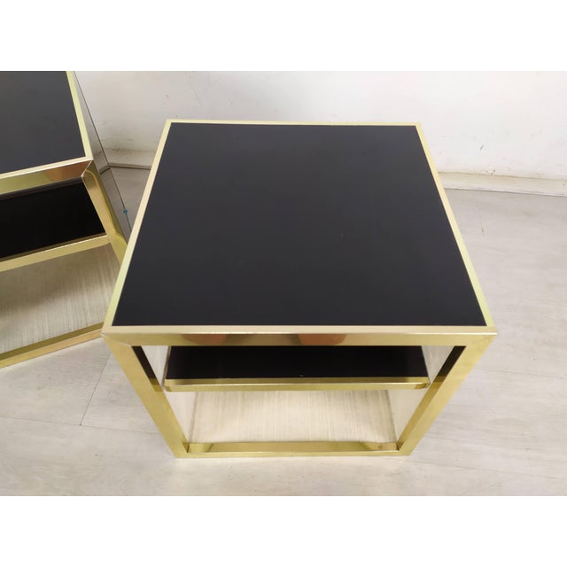 Black Vintage Sofa Chews, 1970s, Set of 2 For Sale - Image 8 of 18