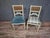 Blue Louis XVI Chairs in Lacquered Wood For Sale - Image 8 of 8
