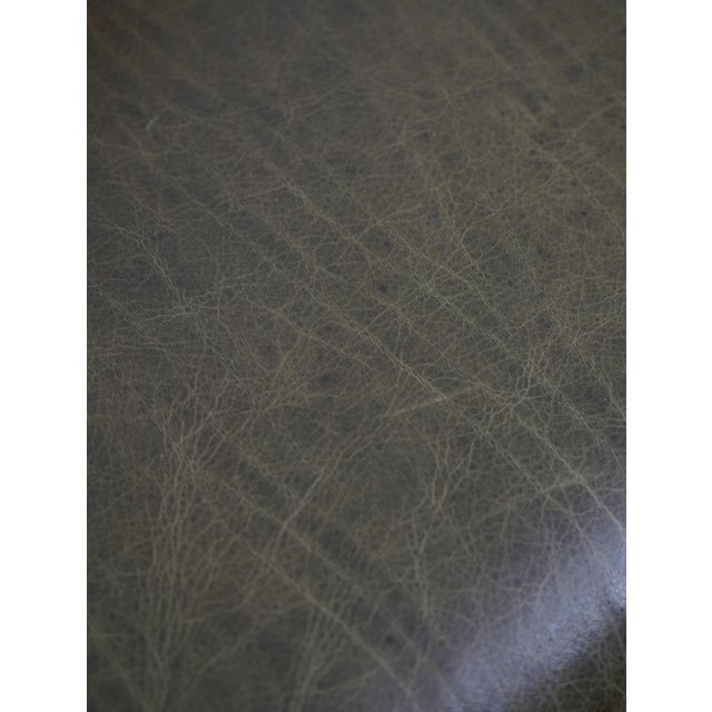 Set of 8 French Style Leather Upholstered Armchairs For Sale - Image 11 of 18