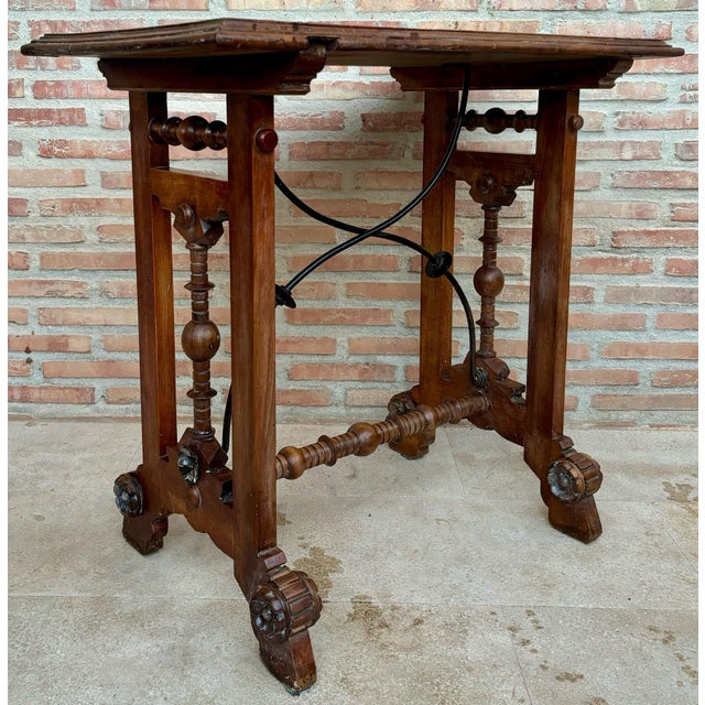 Early 20th Century Spanish Console Table, 1940s For Sale - Image 4 of 5