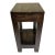 Rustic Solid Pine Two-Tier Stand For Sale