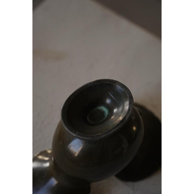 Art Deco Scandinavian Danish Model D‑118 Diskometal Vase from Just Andersen, 1930s For Sale - Image 12 of 16