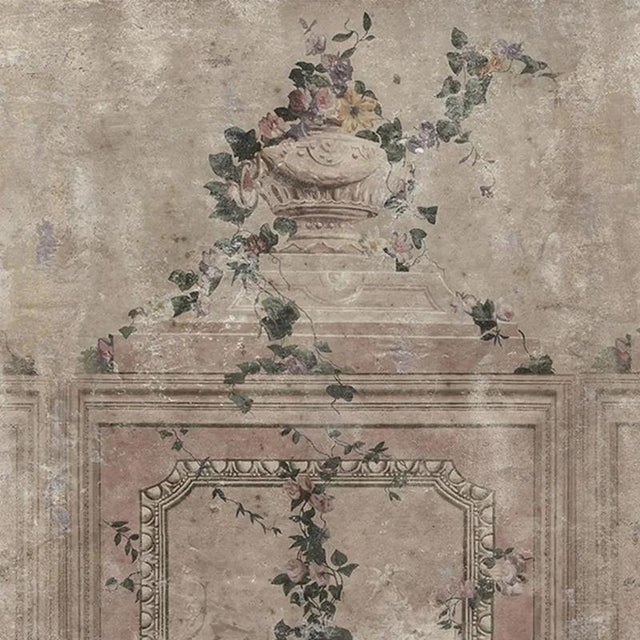 196h Century-Style Panoramic Mural on Canvas For Sale - Image 4 of 6