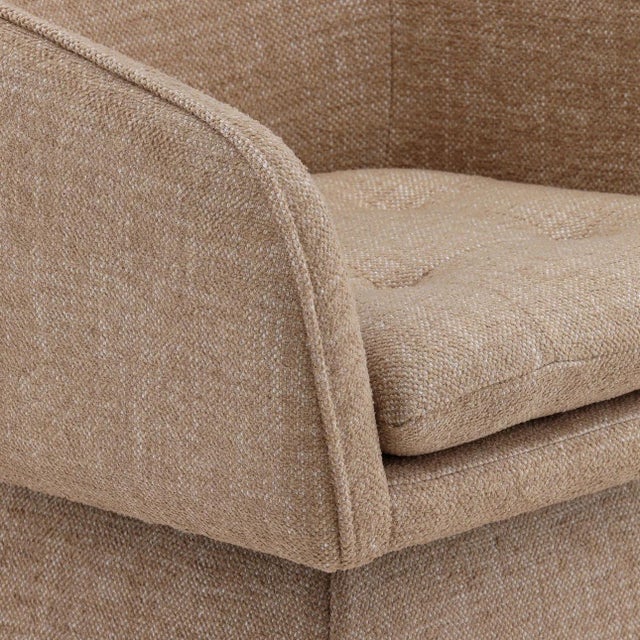 Latte Pedestal Swivel Dining Chair For Sale In Los Angeles - Image 6 of 7