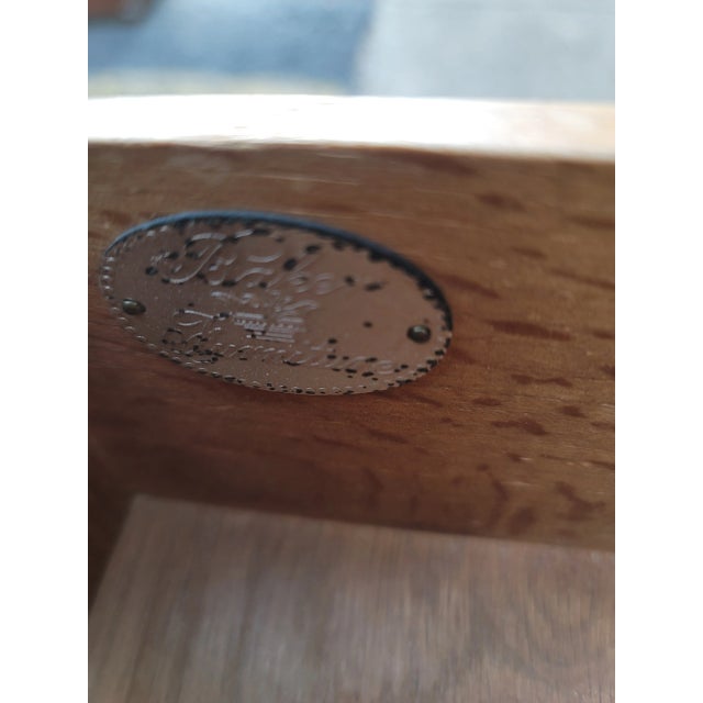 Brown Mid 20th Century Baker Furniture French Empire Style Cherry Wood Highboy Dresser For Sale - Image 8 of 12