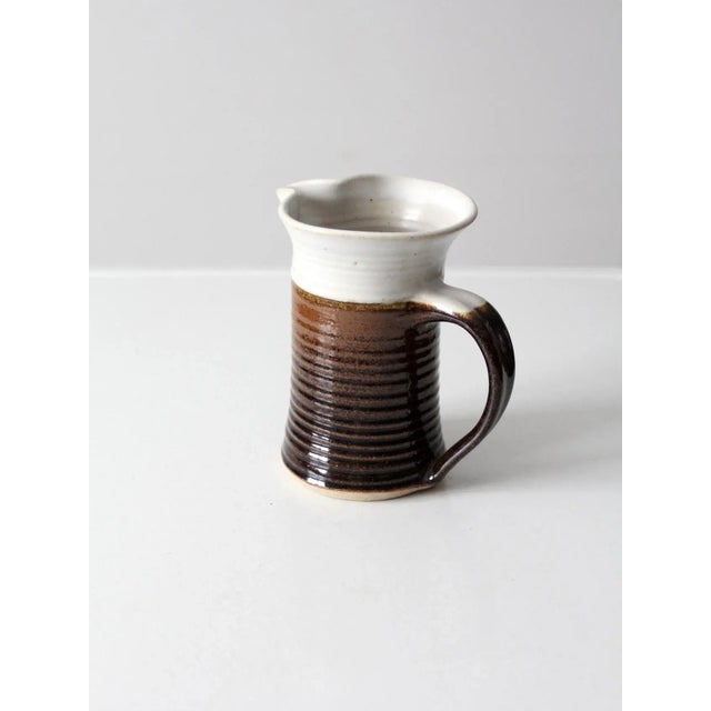Vintage Studio Pottery Pitcher For Sale - Image 11 of 13