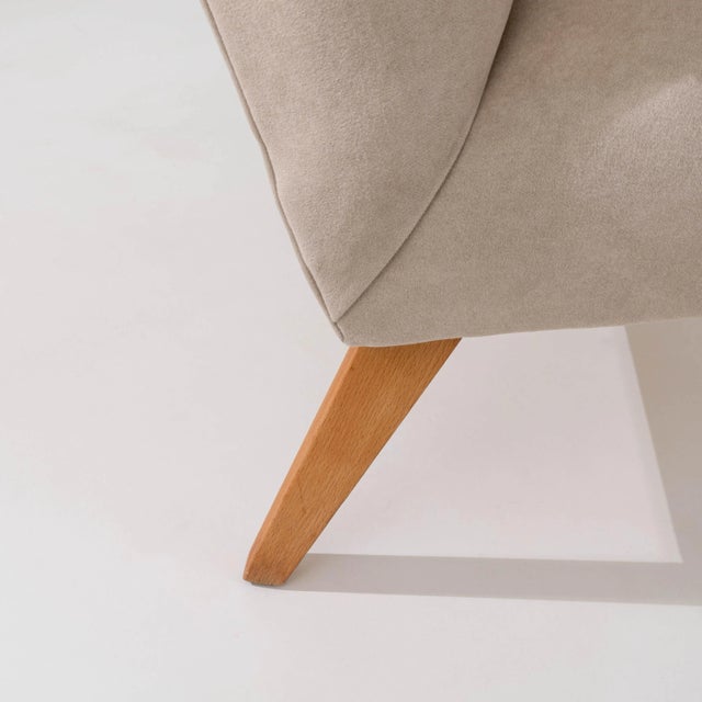 1960s Czech Upholstered Armchairs, A Pair For Sale - Image 12 of 12