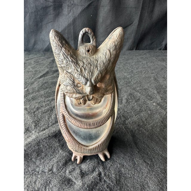 Japanese Owl Lantern Candle Cover For Sale - Image 4 of 10
