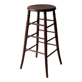Antique Wooden Stool For Sale