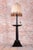 Beige Art Deco Floor Lamp in Beech and Oak, Czech, 1910s For Sale - Image 8 of 14