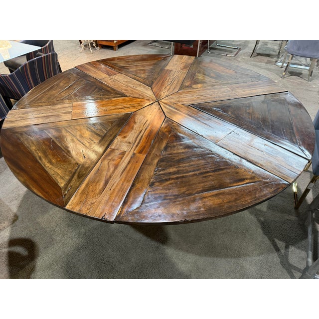 Theodore Alexander Expandable Dining Table For Sale - Image 9 of 12
