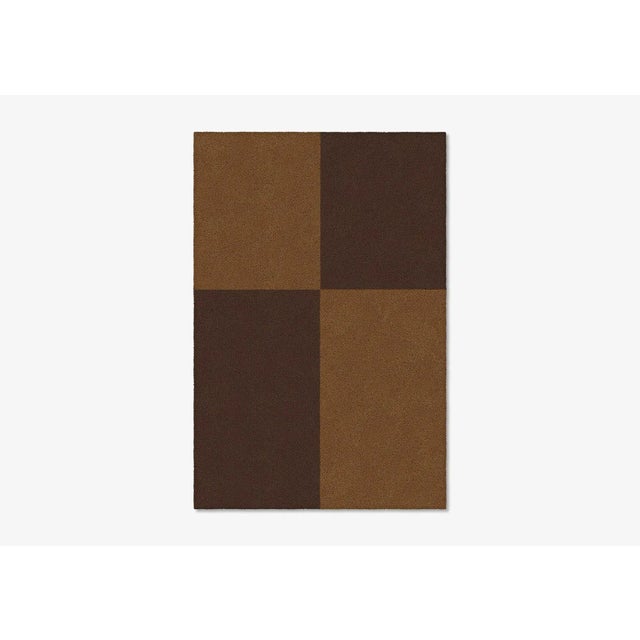 Contemporary Chocolate/Brown Shape in Rug from Marqqa For Sale - Image 3 of 3