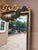 Late 20th Century Italian Giltwood Mirror With Blue Painted Details and Floral Swags For Sale In South Bend - Image 6 of 12
