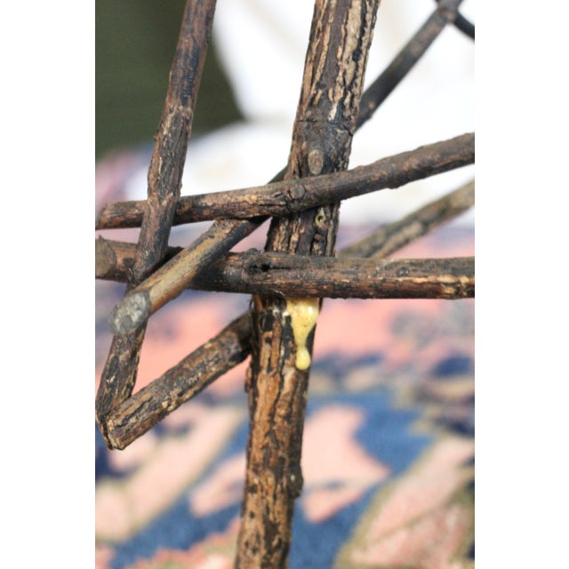 Antique Looped Branch Adirondack Twig Table For Sale - Image 12 of 14