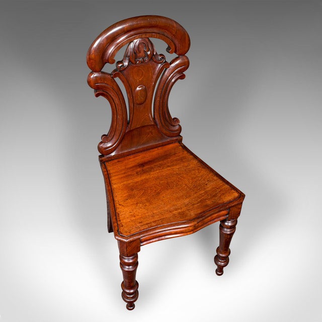 1820's Antique Scottish Hall Chair For Sale - Image 6 of 10