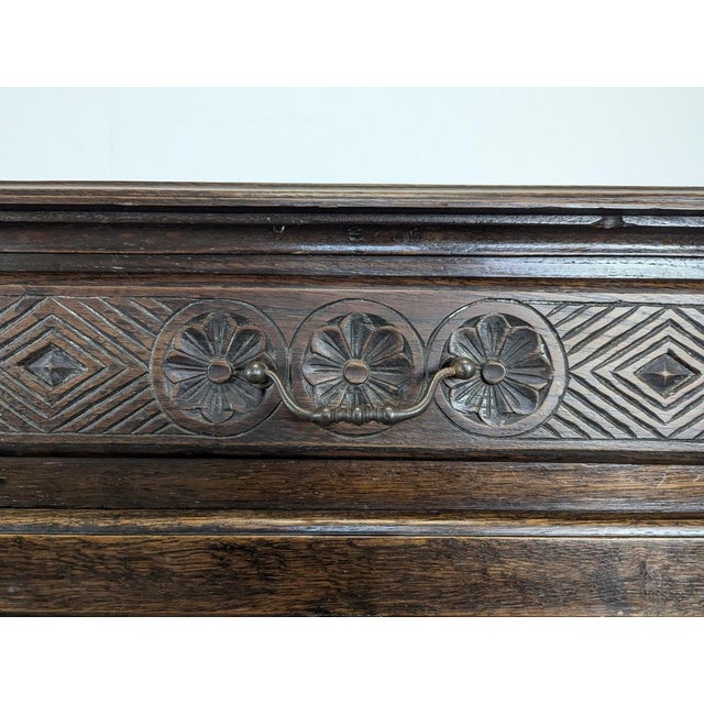Brutalist Buffet in the style of Dudouyt For Sale - Image 6 of 10